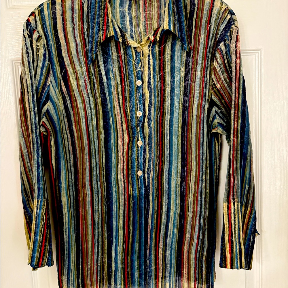Kisca Multi Colored Striped Women’s Top